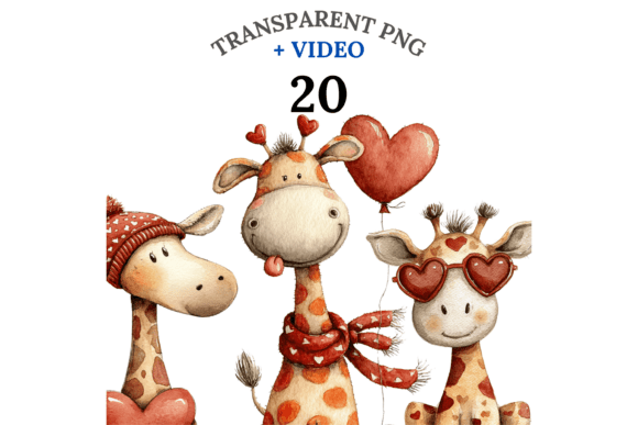 20 Giraffe Clipart: Adorable Watercolor Designs for Every Project