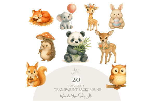 Cute Woodland Animals Aquarell Clipart Set: A Creative Guide