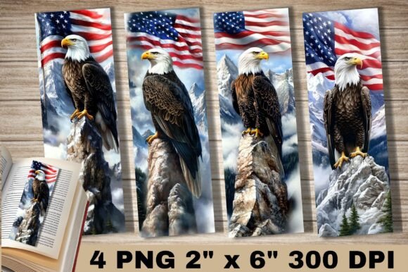 Eagle Printable Bookmarks: Digital Designs for Every Project