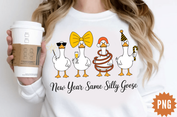 Funny New Year Silly Goose PNG: Your Secret Weapon for Viral Holiday Content