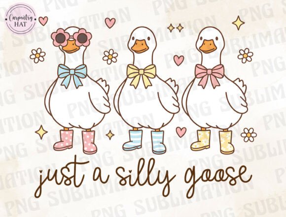 Just a Silly Goose PNG: Cuteness for Creative Projects
