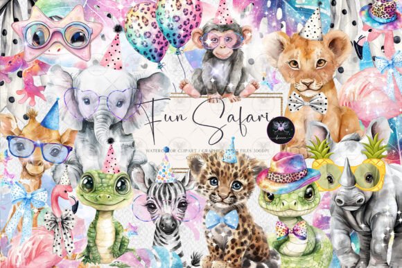 Safari Baby Animals Clipart: Essential Design Assets