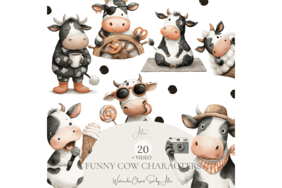 Unleash Farm-Fresh Fun with 20 Quirky Cow Clipart Designs