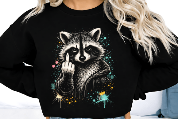 Unleash Your Inner Rebel with Raccoon Attitude Sarcastic Humor PNG