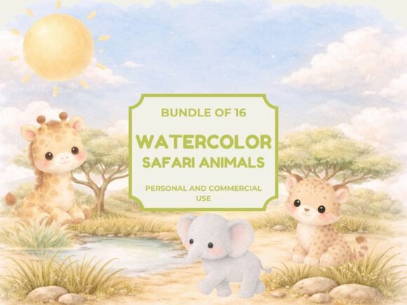 Watercolor Safari Animals PNG: A Designer's Guide